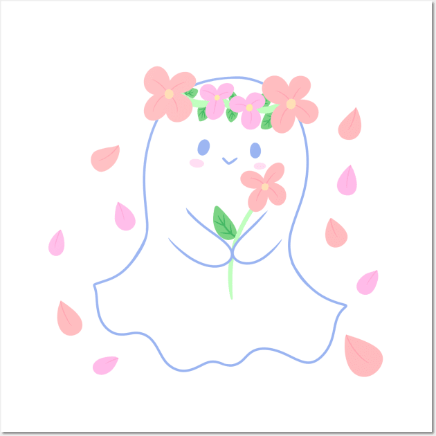 Flower ghost Wall Art by KammyBale